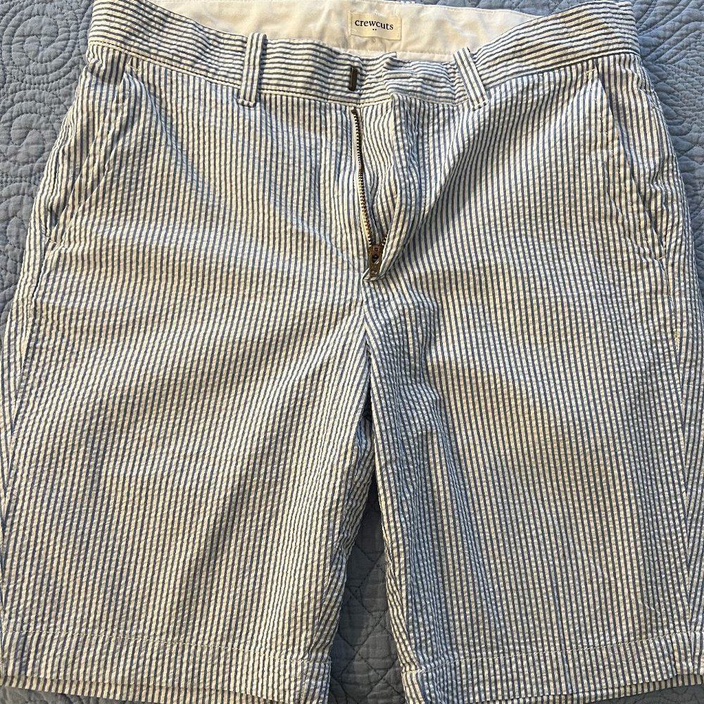 Crewcuts boys size 12 seersucker shorts